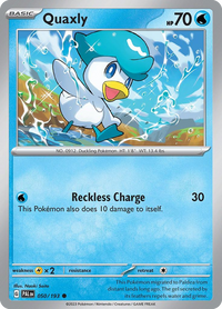050/193 Quaxly - Paldea Evolved