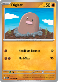 050/165 Diglett - Scarlet & Violet 151