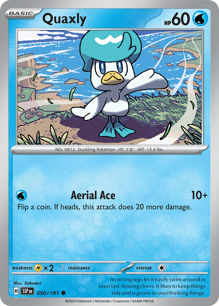 Quaxly 050/191 Surging Sparks card