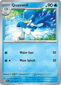 051/193 Quaxwell - Paldea Evolved