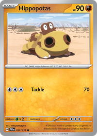052/131 Hippopotas - Prismatic Evolutions