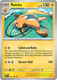 052/162 Raichu - Temporal Forces