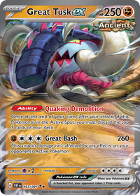 053/091 Great Tusk ex - Paldean Fates