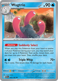053/182 Wugtrio - Paradox Rift