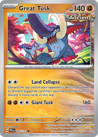 055/131 Great Tusk - Prismatic Evolutions