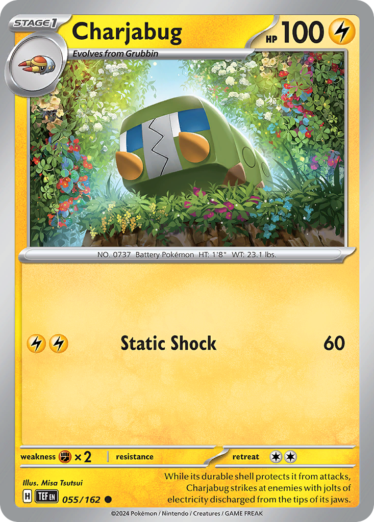 Charjabug 055/162 Temporal Forces card