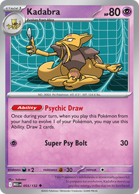 055/132 Kadabra - Mega Evolution