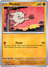 056/165 Mankey - Scarlet & Violet 151