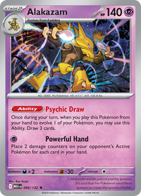 056/132 Alakazam - Mega Evolution