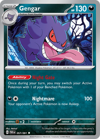 057/091 Gengar - Paldean Fates