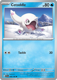 058/198 Cetoddle - Scarlet & Violet Base