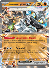 058/131 Cornerstone Mask Ogerpon ex - Prismatic Evolutions
