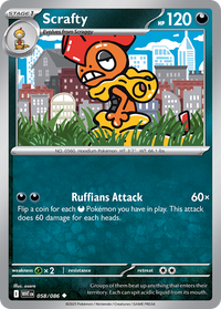 058/086 Scrafty - White Flare