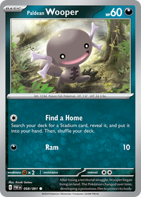 058/091 Paldean Wooper - Paldean Fates