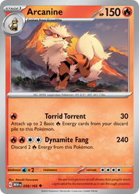 059/165 Arcanine - Scarlet & Violet 151