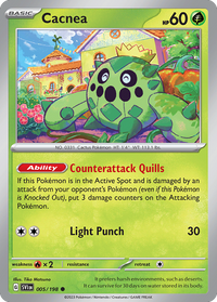 005/198 Cacnea - Scarlet & Violet Base