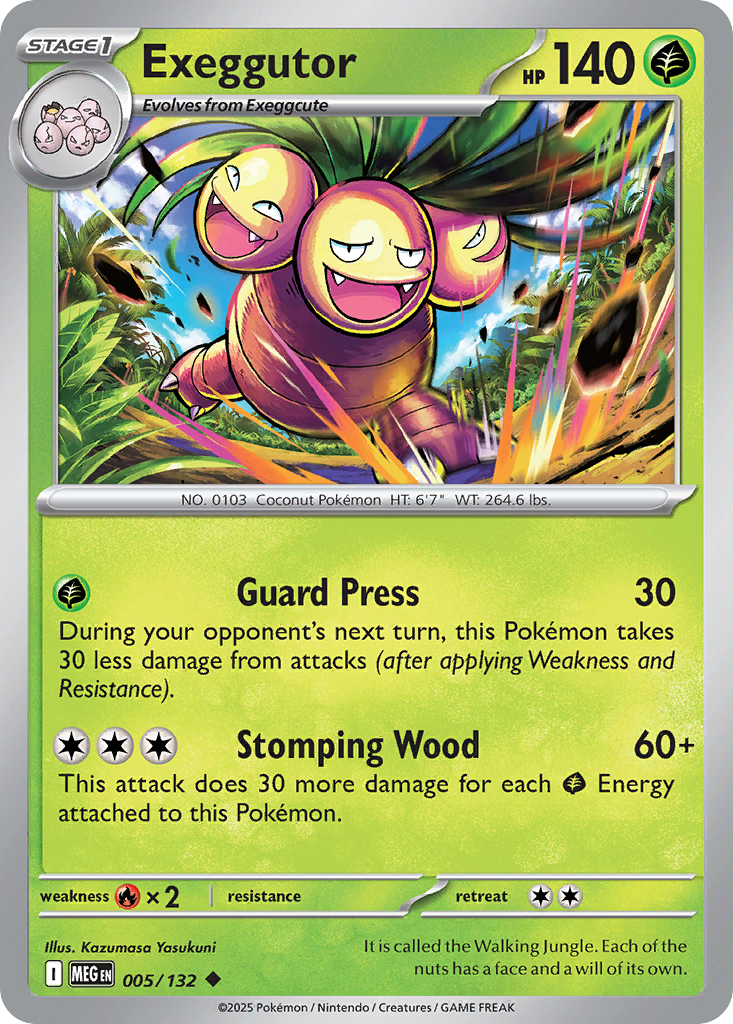 Exeggutor 005/132 Mega Evolution card