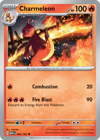 005/165 Charmeleon - Scarlet & Violet 151