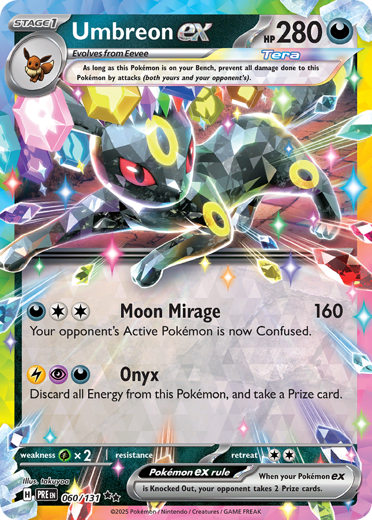 Umbreon ex 060/131 Prismatic Evolutions card