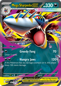 Mega Sharpedo ex 061/094 Phantasmal Flames card
