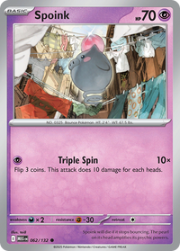 062/132 Spoink - Mega Evolution