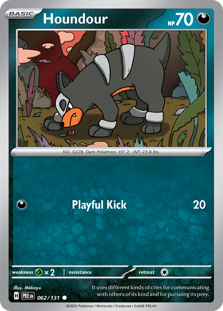 Houndour 062/131 Prismatic Evolutions card