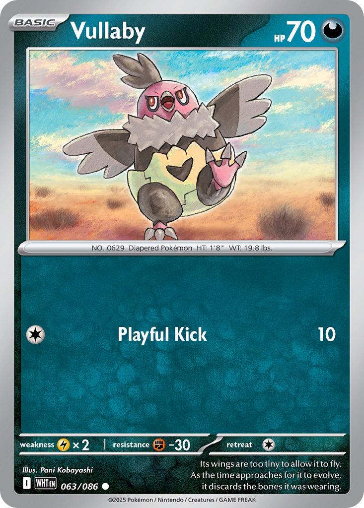 Vullaby 063/086 White Flare card