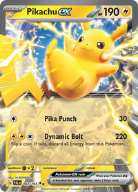 063/193 Pikachu ex - Paldea Evolved