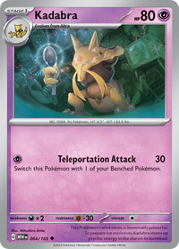 064/165 Kadabra - Scarlet & Violet 151