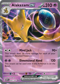 065/165 Alakazam ex - Scarlet & Violet 151