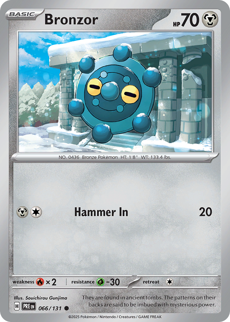 Bronzor 066/131 Prismatic Evolutions card