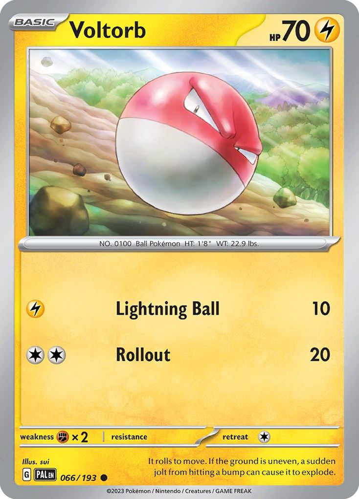 Voltorb 066/193 Paldea Evolved card
