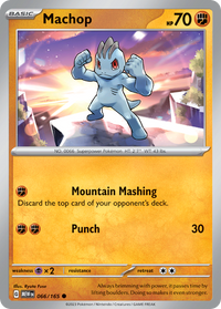 066/165 Machop - Scarlet & Violet 151