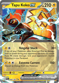 068/182 Tapu Koko ex - Paradox Rift