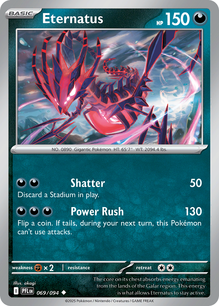 Eternatus 069/094 Phantasmal Flames card