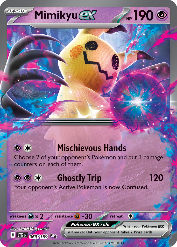 Mimikyu ex 069/159 Journey Together card