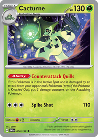 006/198 Cacturne - Scarlet & Violet Base