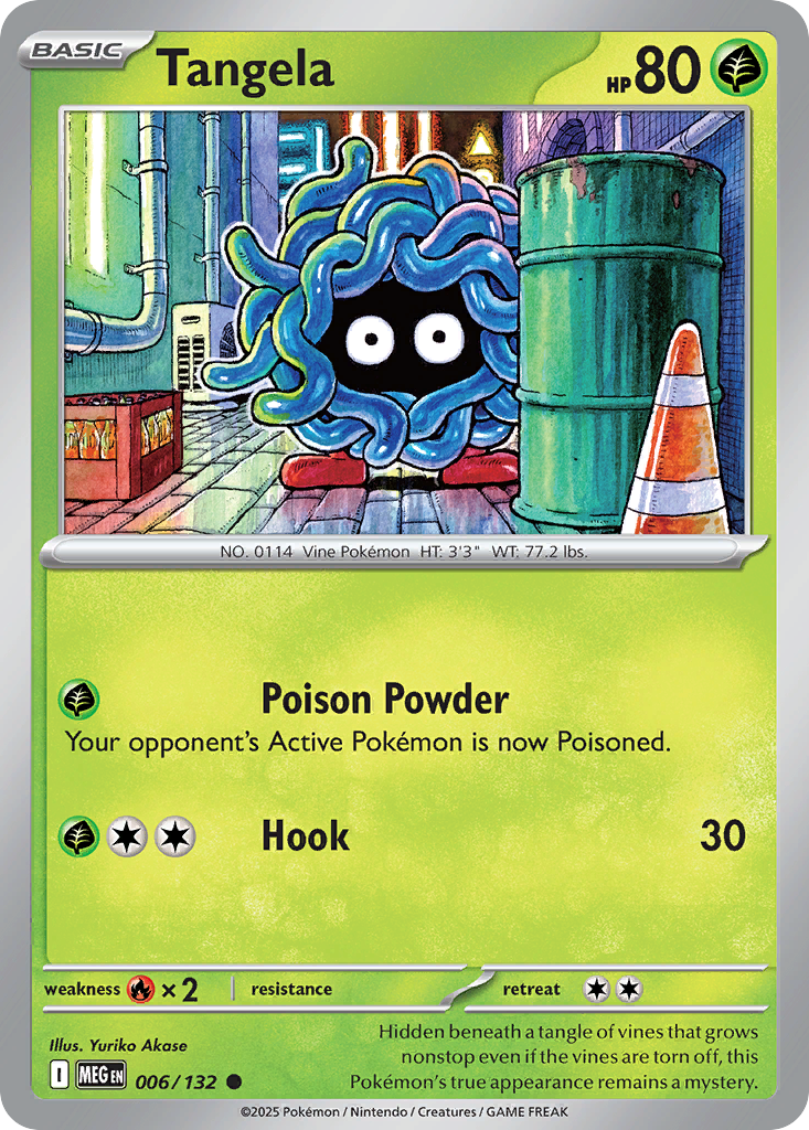 Tangela 006/132 Mega Evolution card