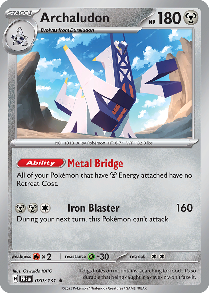 Archaludon 070/131 Prismatic Evolutions card