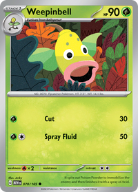 070/165 Weepinbell - Scarlet & Violet 151