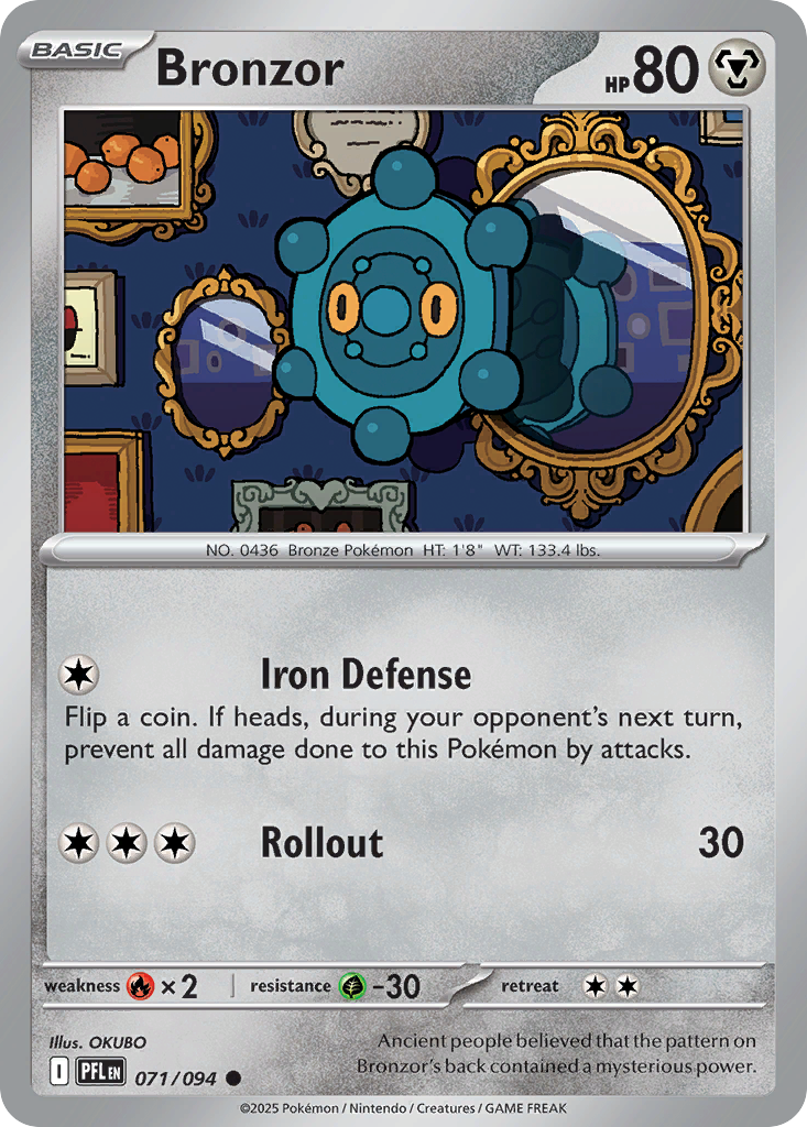 Bronzor 071/094 Phantasmal Flames card