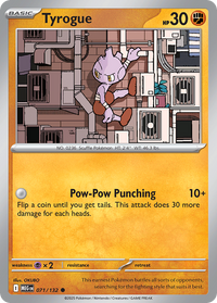 071/132 Tyrogue - Mega Evolution