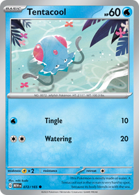 072/165 Tentacool - Scarlet & Violet 151