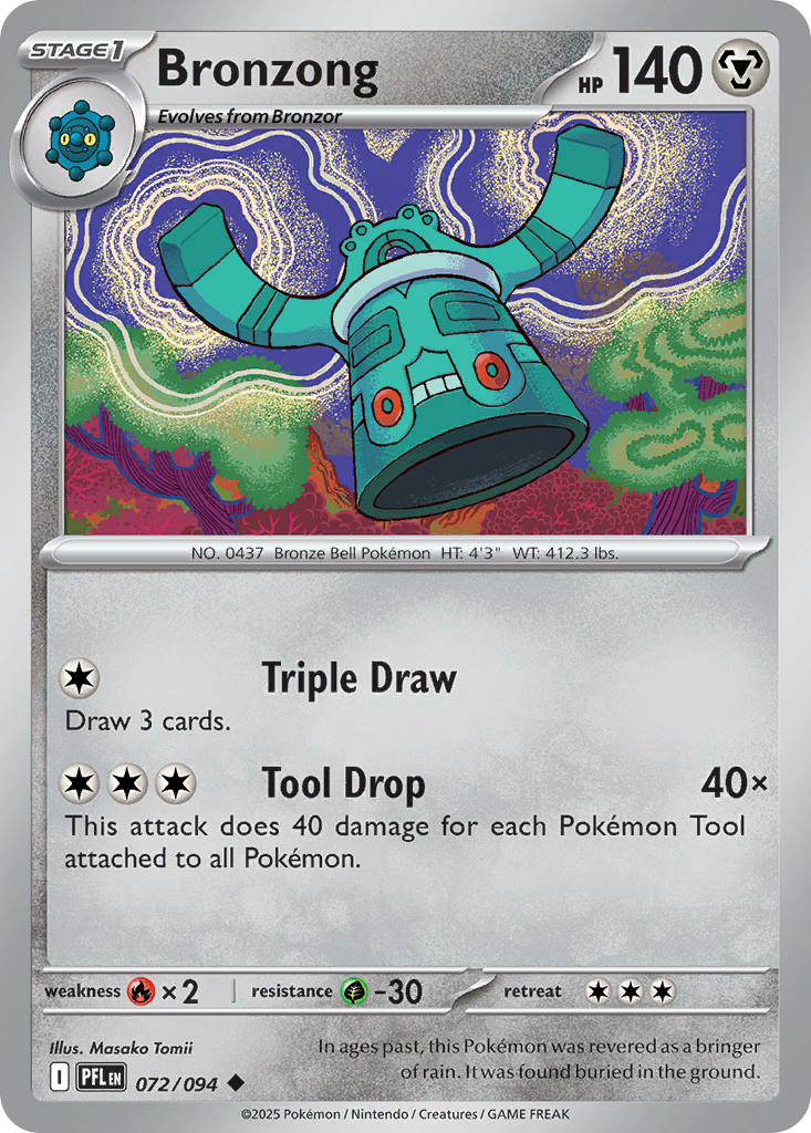 Bronzong 072/094 Phantasmal Flames card