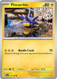 072/193 Pincurchin - Paldea Evolved