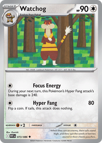 073/086 Watchog - White Flare