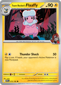 Team Rocket's Flaaffy 073/182 Destined Rivals card