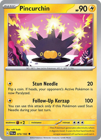 073/193 Pincurchin - Paldea Evolved