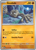 Geodude 074/165 Scarlet & Violet 151 card