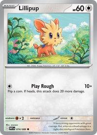 074/086 Lillipup - White Flare